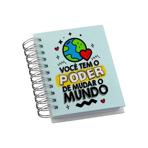 Agenda Compacta Pet Sublimático Com Personalização Uv Led Colorida