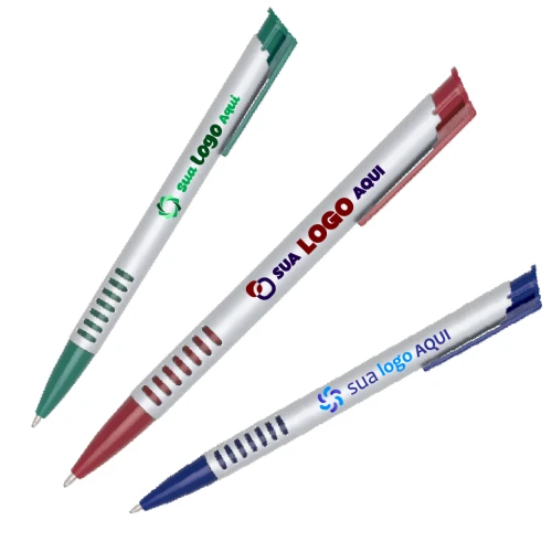 Caneta Plástica 3017D Personalizada