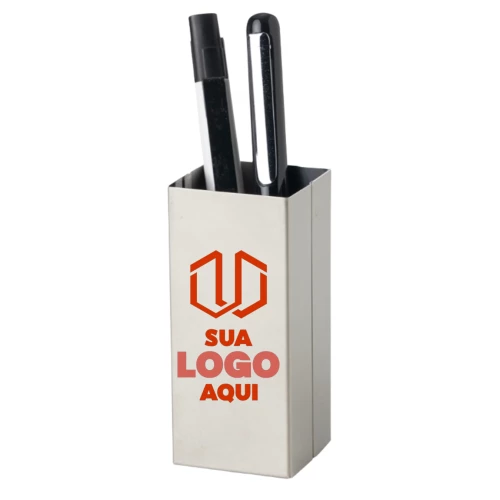 Porta Canetas Metal 14543 Personalizado