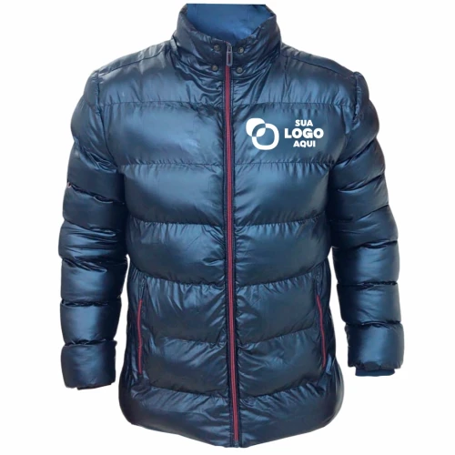Jaqueta Uniforme Nylon Puffer Unissex Personalizada