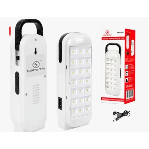 Luz de Emergência SMD Recarregável KA-L1801
