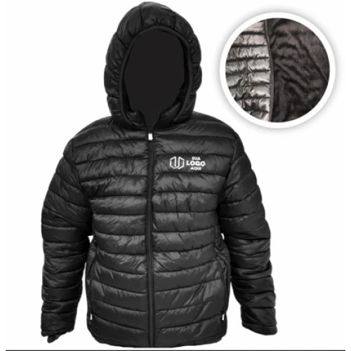 Jaqueta Uniforme Puffer Masculina Forro Térmico Aveludado