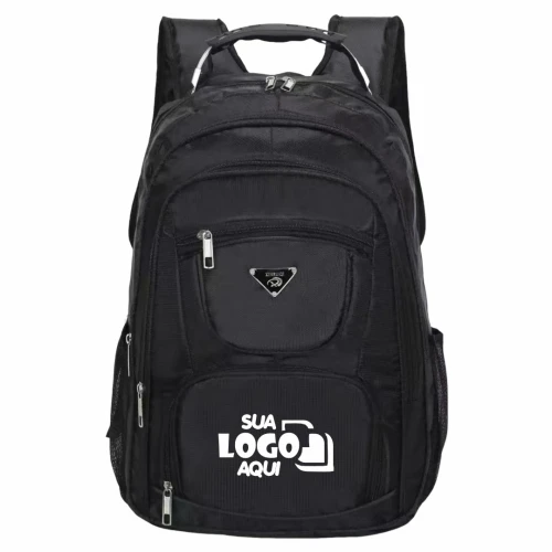 Mochila Qilin Unissex Resistente 3 Compartimentos Personalizada 
