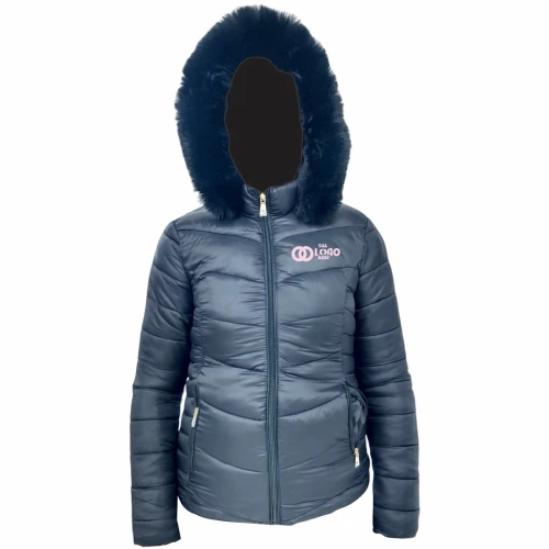 Jaqueta Uniforme Puffer Feminina Personalizada
