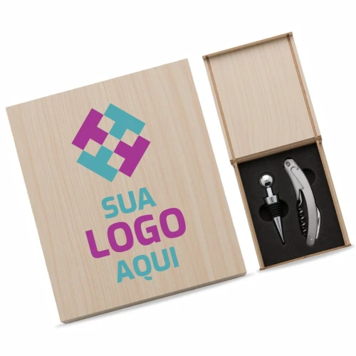 Kit Vinho 2 Peças Personalizado 