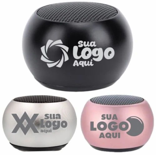 Mini Caixa de Som Bluetooth Amplificadora 3W Personalizada